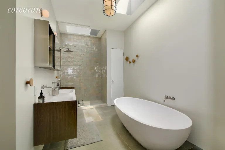 New York City Real Estate | View 593 Lafayette Avenue, Garden | Master Bathroom | View 12