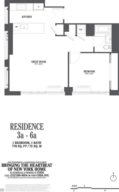 385 First Avenue, 4A | floorplan | View 4