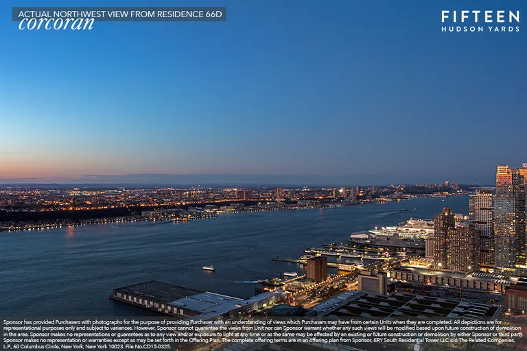 New York City Real Estate | View 15 Hudson Yards, 64D | 2 Beds, 2 Baths | View 1