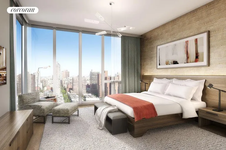 New York City Real Estate | View 360 East 89th Street, 15B | Master Bedroom with South Exposure | View 2