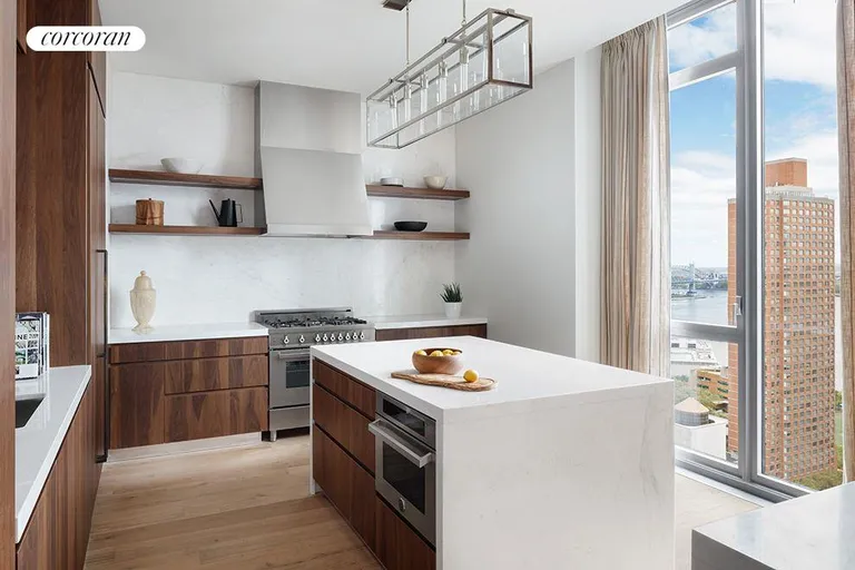 New York City Real Estate | View 360 East 89th Street, 29B | Windowed Eat-In Kitchen | View 2