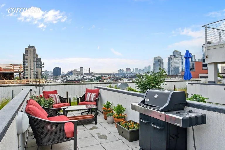 New York City Real Estate | View 125 North 10th Street, SPHF | Private Rooftop Cabana with Gas Grill | View 5