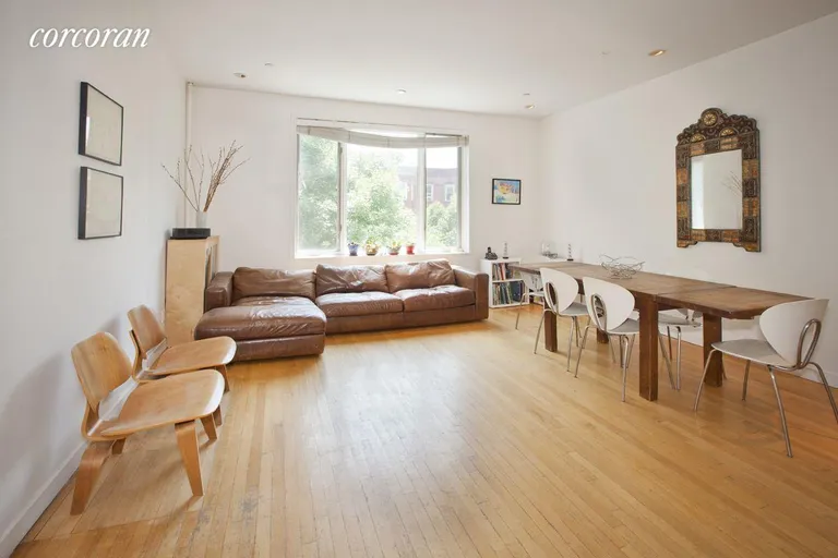 New York City Real Estate | View 437 Prospect Place, 3 | Large Living/Dining Room | View 4