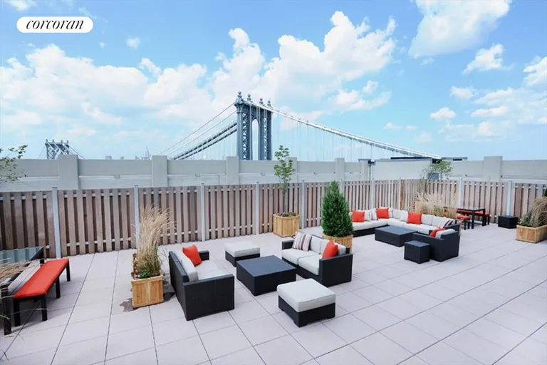 New York City Real Estate | View 1 Main Street, 3F | Common Roof Deck | View 8