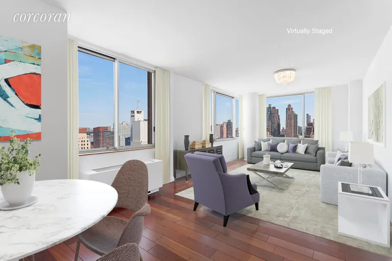 New York City Real Estate | View 350 West 50th Street, 29F | 350West50thStreet29FNewYork100193final | View 2