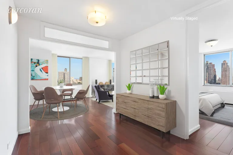 New York City Real Estate | View 350 West 50th Street, 29F | 2 Beds, 2 Baths | View 1