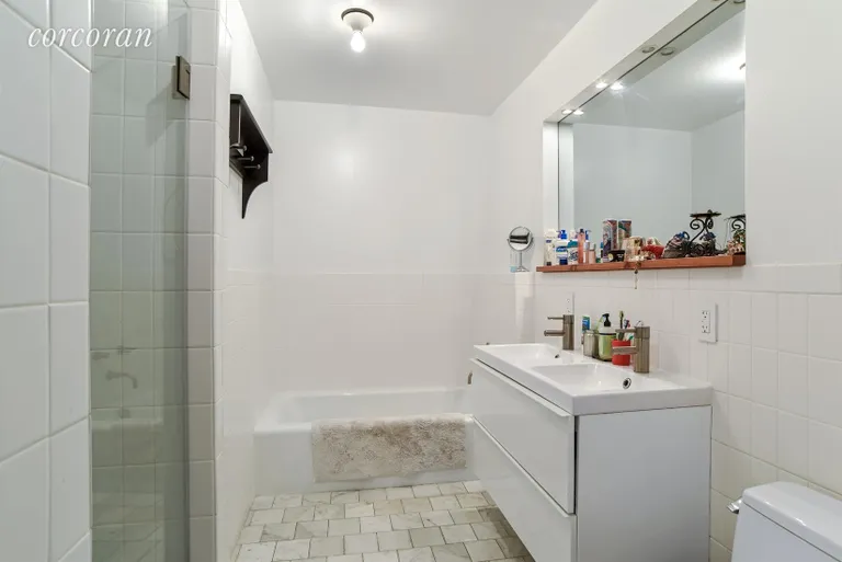 New York City Real Estate | View 56 South 2nd Street, 2F | Marble Bathroom | View 5