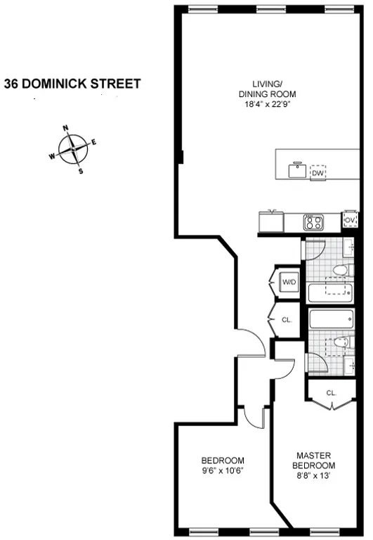 36 Dominick Street, 2 | floorplan | View 7