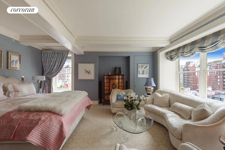 New York City Real Estate | View 995 Fifth Avenue, 11S | South Facing Master Bedroom  | View 11