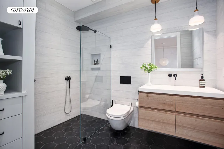 New York City Real Estate | View 111 Wooster Street, 5C | Large renovated bathroom with high end fixtures  | View 5