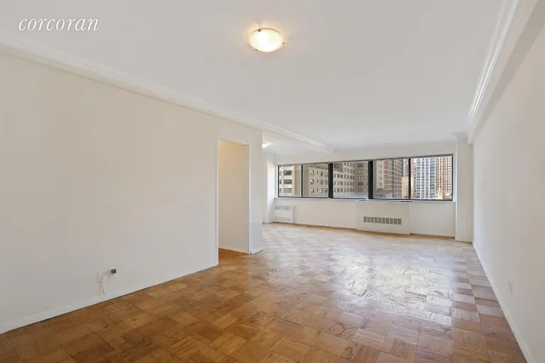 New York City Real Estate | View 310 West 56th Street, 11A | Living Room / Dining Room | View 5