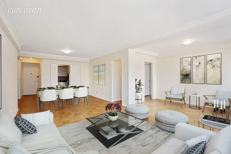 New York City Real Estate | View 310 West 56th Street, 11A | Living Room | View 2