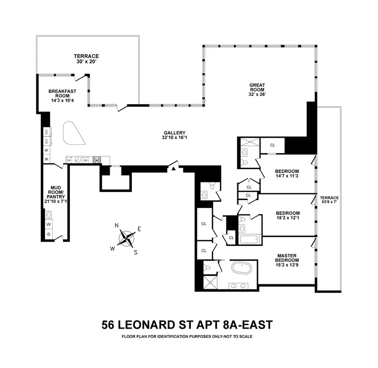 56 Leonard Street, 8A EAST | floorplan | View 19