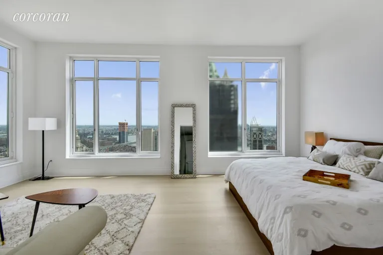 New York City Real Estate | View 30 Park Place, 64B | Corner spacious master bed room suite | View 6