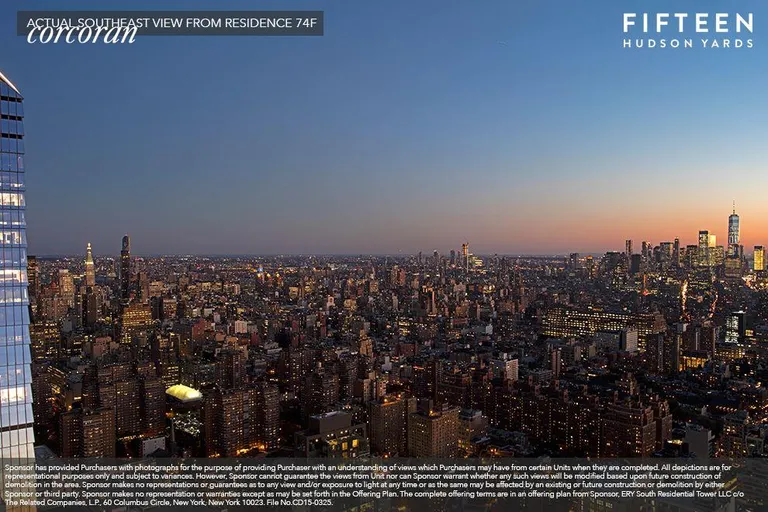 New York City Real Estate | View 15 Hudson Yards, 75F | 2 Beds, 2 Baths | View 1