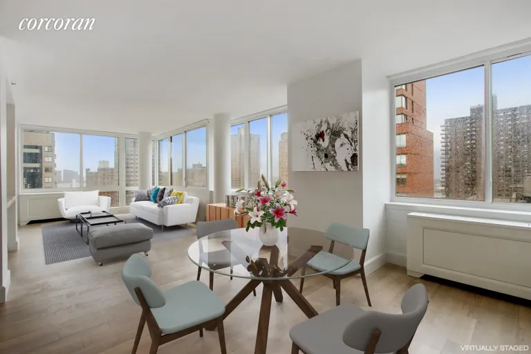 New York City Real Estate | View 389 East 89th Street, 19C | Living Room | View 10
