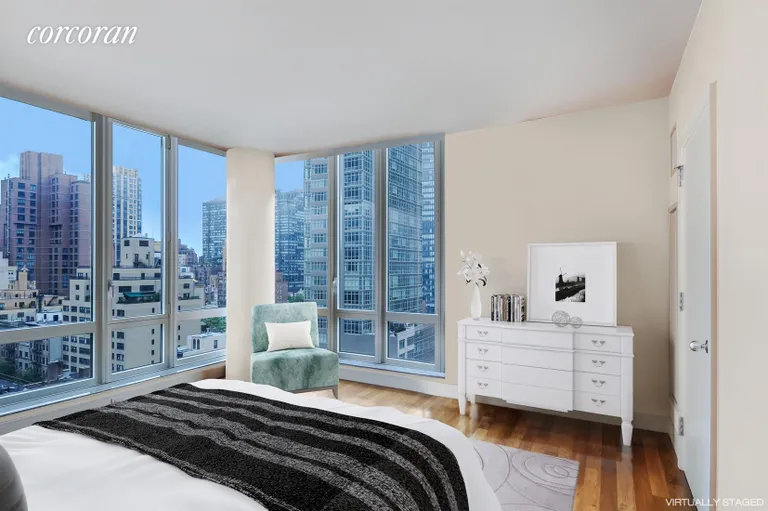 New York City Real Estate | View 250 East 53rd Street, 1504 | Master Bedroom | View 9