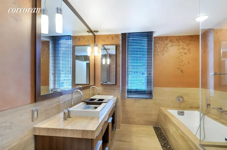 New York City Real Estate | View 250 East 53rd Street, 1504 | Master Bathroom | View 16