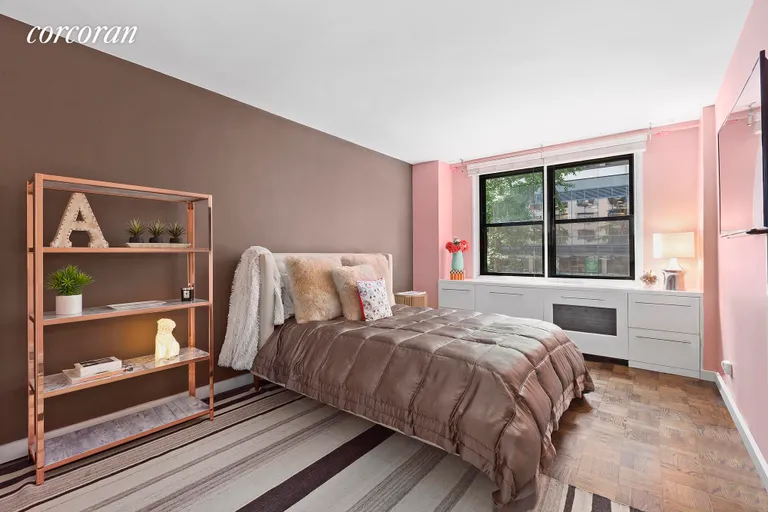New York City Real Estate | View 235 East 57th Street, 2E | Generously proportioned second bedroom | View 5