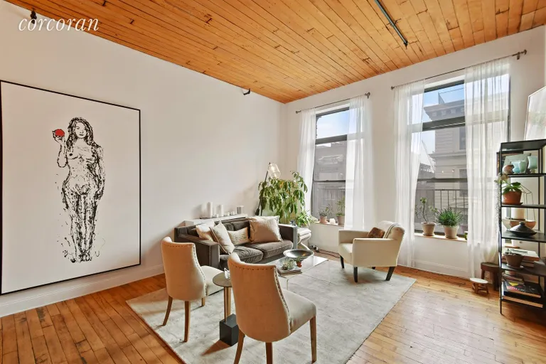 New York City Real Estate | View 138 Broadway, 4C | Living Room | View 3