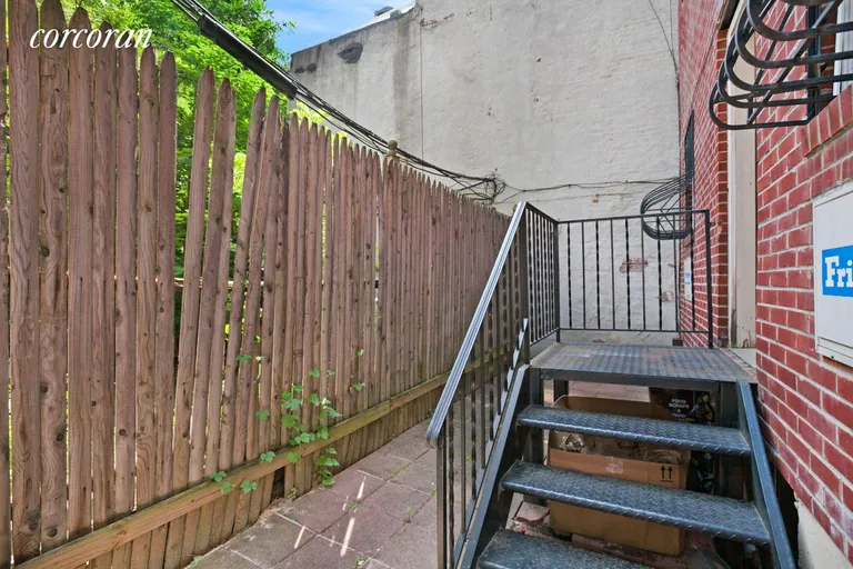 New York City Real Estate | View 477 Classon Avenue, 1A | Private Patio/Backyard | View 3