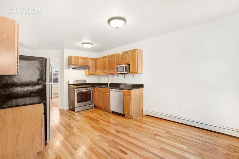 New York City Real Estate | View 477 Classon Avenue, 1A | Dining are next to Kitchen | View 2