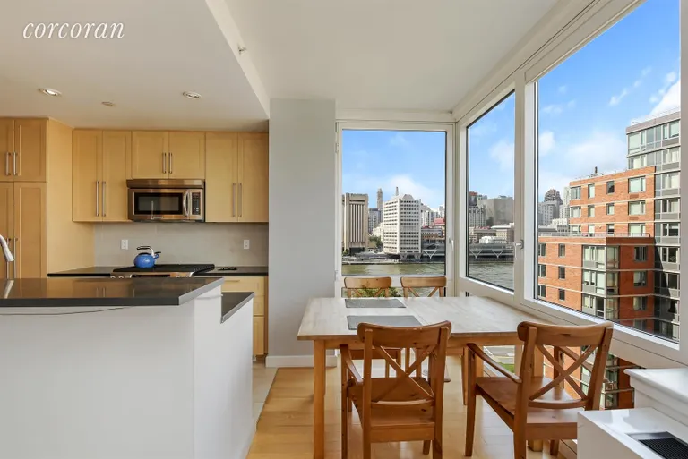 New York City Real Estate | View 415 Main Street, 10A | Kitchen / Dining Room | View 5
