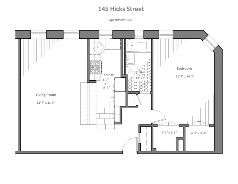 145 Hicks Street, B43 | floorplan | View 17