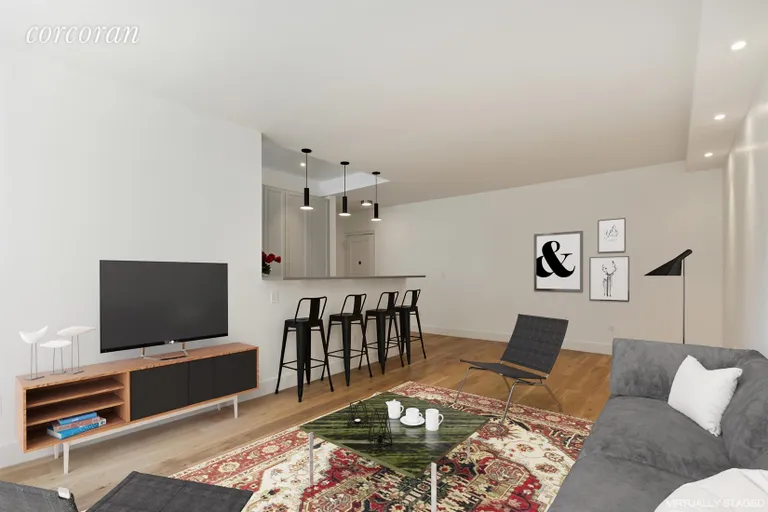 New York City Real Estate | View 145 Hicks Street, B43 | Living Room is 12'7"x21'3" | View 5