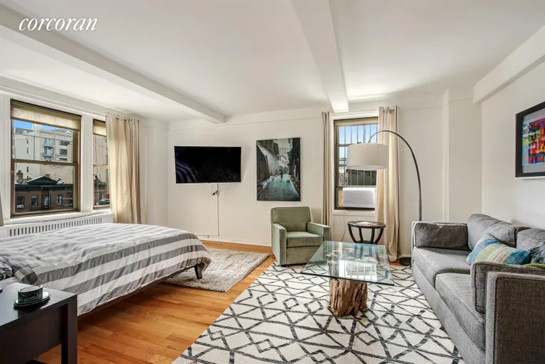 New York City Real Estate | View 299 West 12th Street, 7H | Living/Sleeping Area | View 2