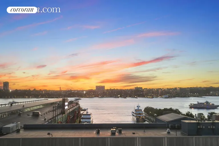 New York City Real Estate | View 551 West 21st Street, 7A | Direct Hudson River Views | View 8