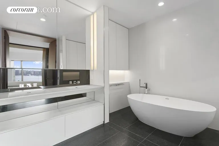 New York City Real Estate | View 551 West 21st Street, 7A | Master Bathroom | View 10