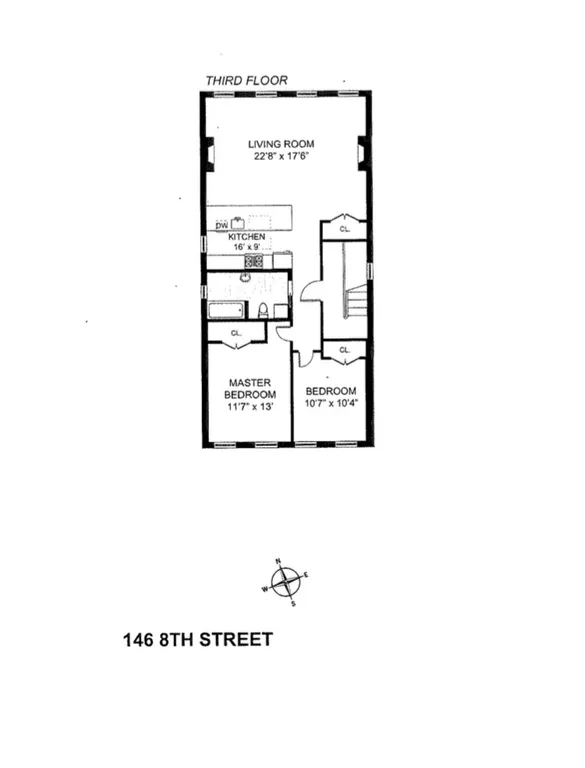 146 8th Street, 2 | floorplan | View 8