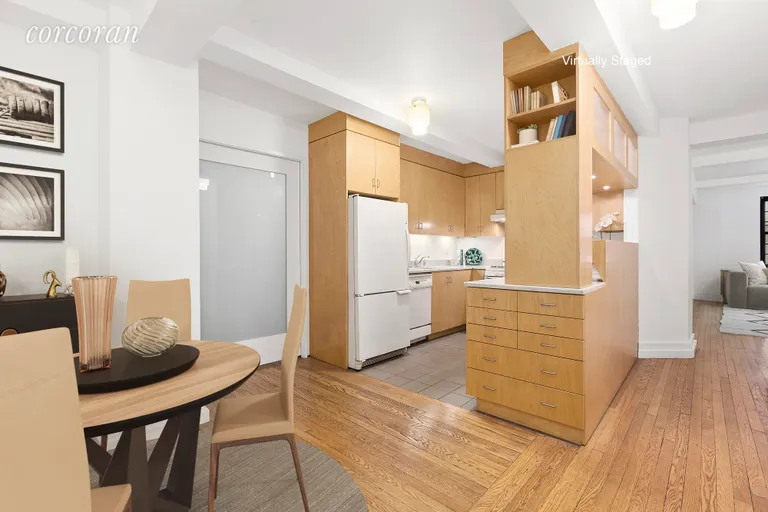 New York City Real Estate | View 102 East 22nd Street, 2AB | Separate Dining Area - Virtually Staged | View 3