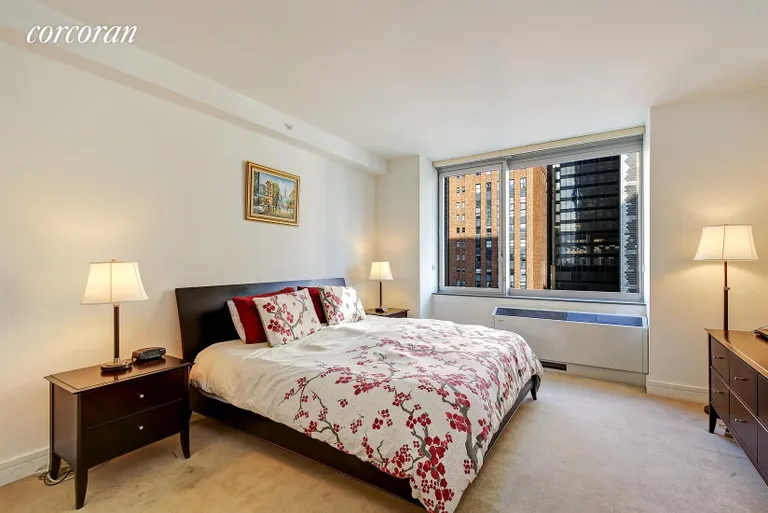 New York City Real Estate | View 30 West Street, 15C | Master Bedroom | View 3
