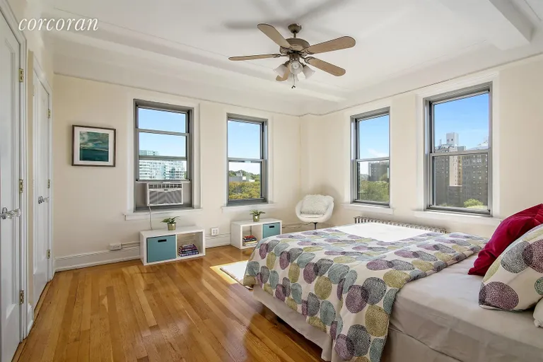 New York City Real Estate | View 1 Plaza Street West, 10B | Second Bedroom with Three Large Closets | View 5