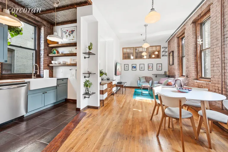 New York City Real Estate | View 307 East 12th Street, 3C | Open plan, loft like and streaming sunlight! | View 2