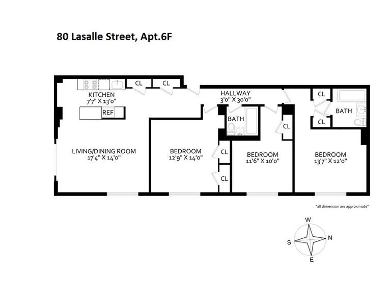 80 La Salle Street, 6F | floorplan | View 7