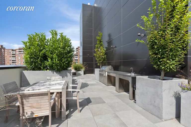 New York City Real Estate | View 261 West 25th Street, GRDNC | Roof Deck with BBQ | View 13