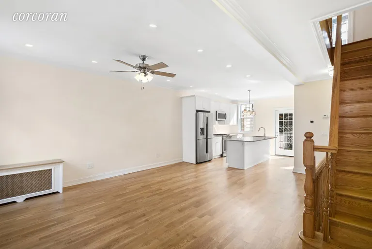 New York City Real Estate | View 27 East 4th Street | Large, open concept kitchen/dining/living room | View 4