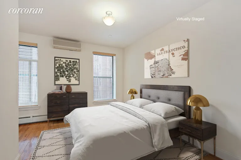 New York City Real Estate | View 2098 Frederick Douglass Blvd, 2D | Virtually Staged Master Bedroom | View 3