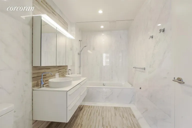 New York City Real Estate | View 285 West 110th Street, 3B | Master Bathroom | View 4