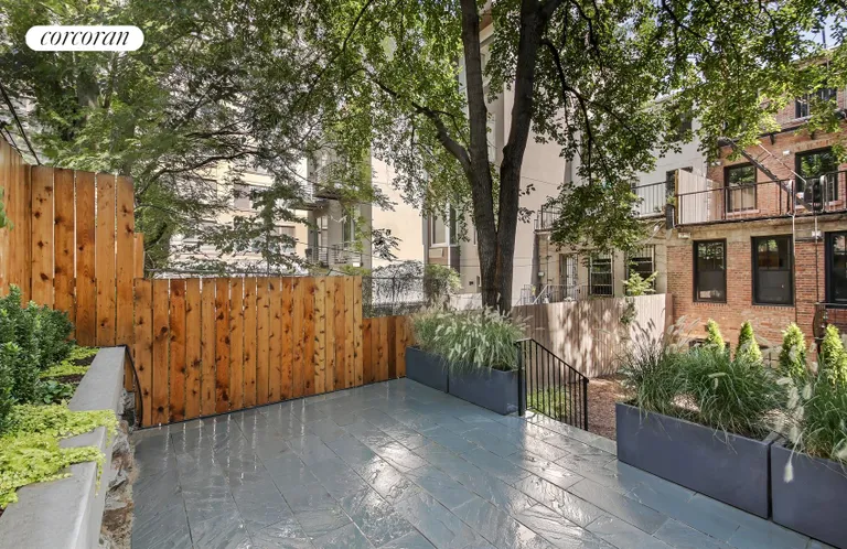 New York City Real Estate | View 48 Duffield Street, 2 | Upper Patio of Garden Space | View 7
