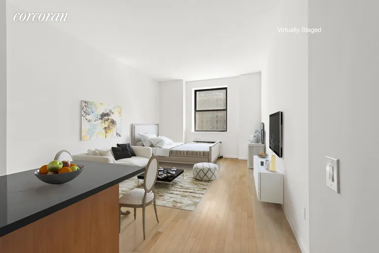 New York City Real Estate | View 20 West Street, 17L | Light & Bright Studio | View 2