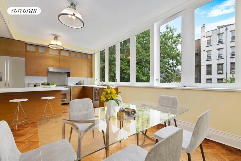 New York City Real Estate | View 15 Tompkins Place | Kitchen virtually staged | View 5