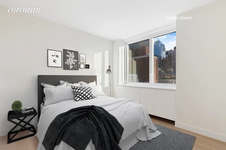 New York City Real Estate | View 301 West 53rd Street, 19A | Bedroom | View 4