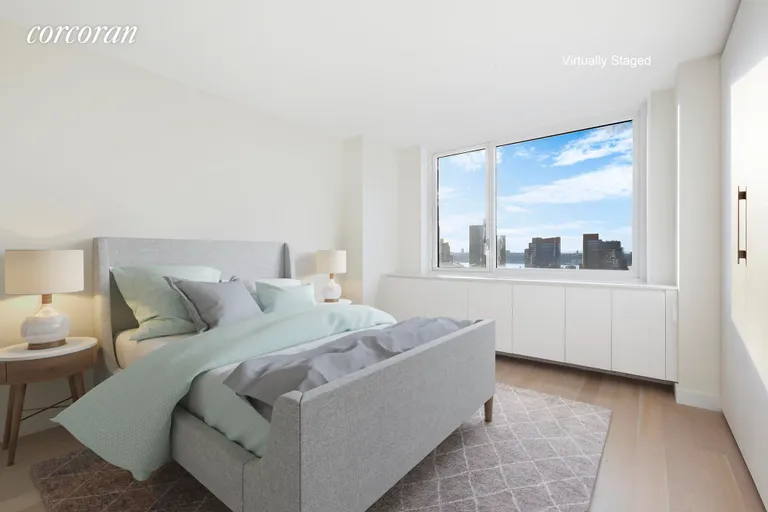 New York City Real Estate | View 301 West 53rd Street, 19A | Bedroom | View 2