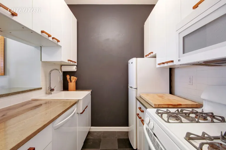 New York City Real Estate | View 350 West 14th Street, 3A | Large Country Kitchen with Farm Sink | View 2