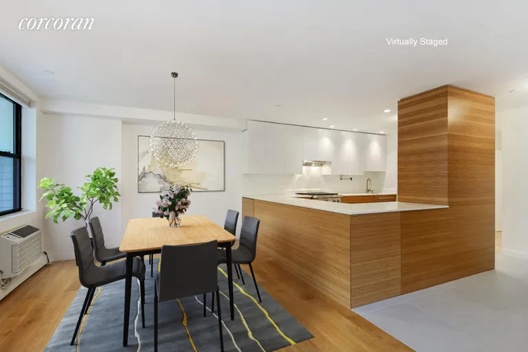 New York City Real Estate | View 714 Sackett Street, 2F | Separate dining area.  Virtual staged. | View 3