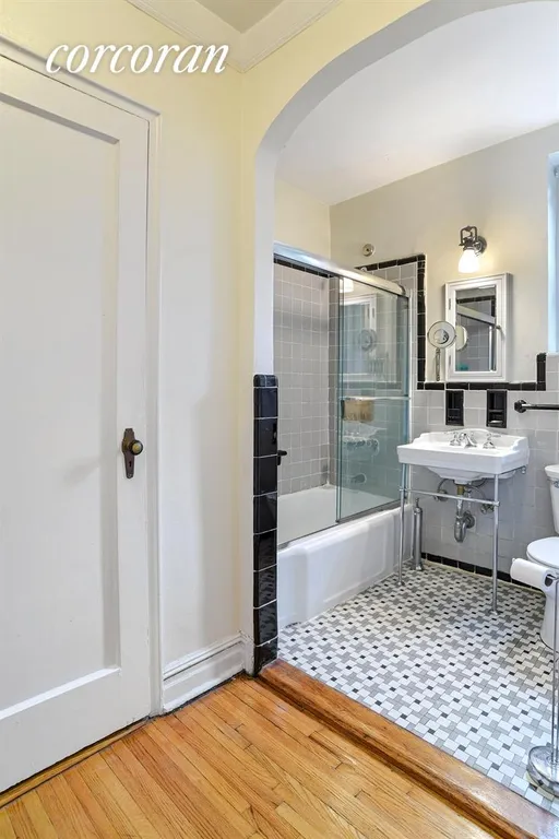 New York City Real Estate | View 225 Park Place, 2G-H | Vintage tiles mixed with modern hardware... | View 11